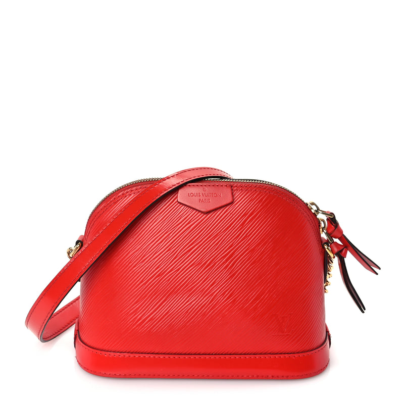  Louis Vuitton Epi Alma Mini  Coquelicot