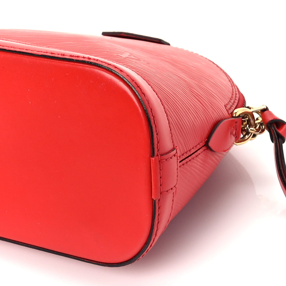 Louis Vuitton Epi Alma Mini  Coquelicot Image 7