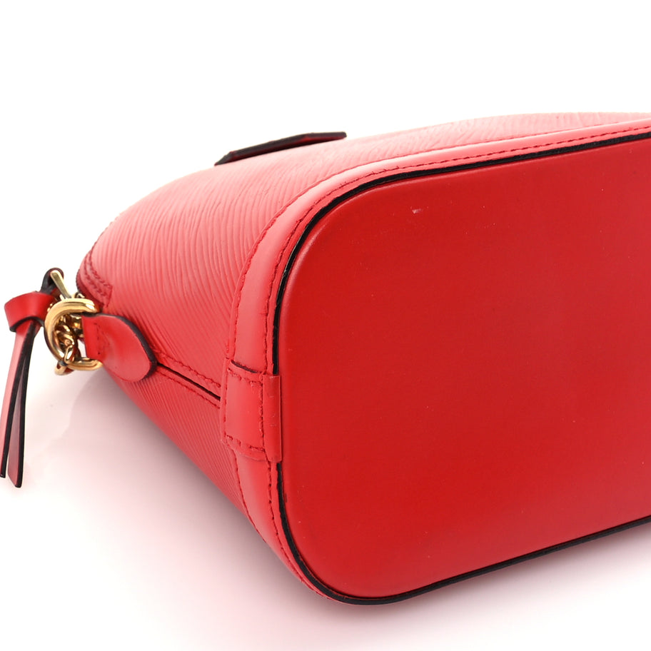 Louis Vuitton Epi Alma Mini  Coquelicot Image 8