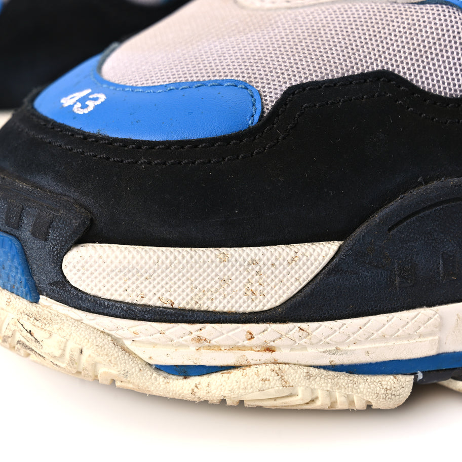 Balenciaga Fabric Mesh Mens Triple S Sneakers 43 Black Blue White Image 9