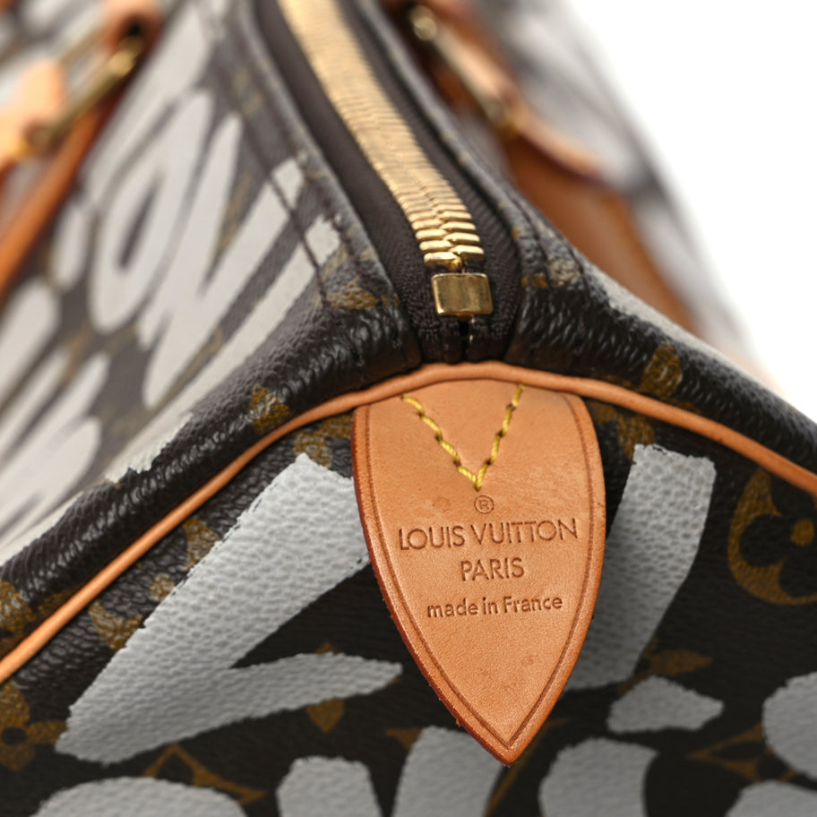 Louis Vuitton Monogram Graffiti Keepall 50  Silver Image 5