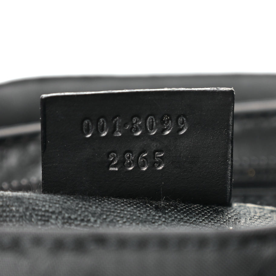 Gucci Nylon Monogram Shoulder Bag Black Image 6