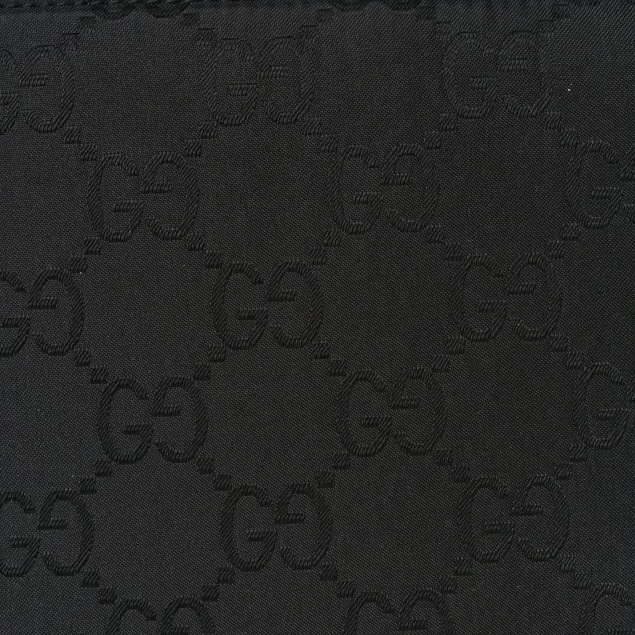 Gucci Nylon Monogram Shoulder Bag Black Image 7