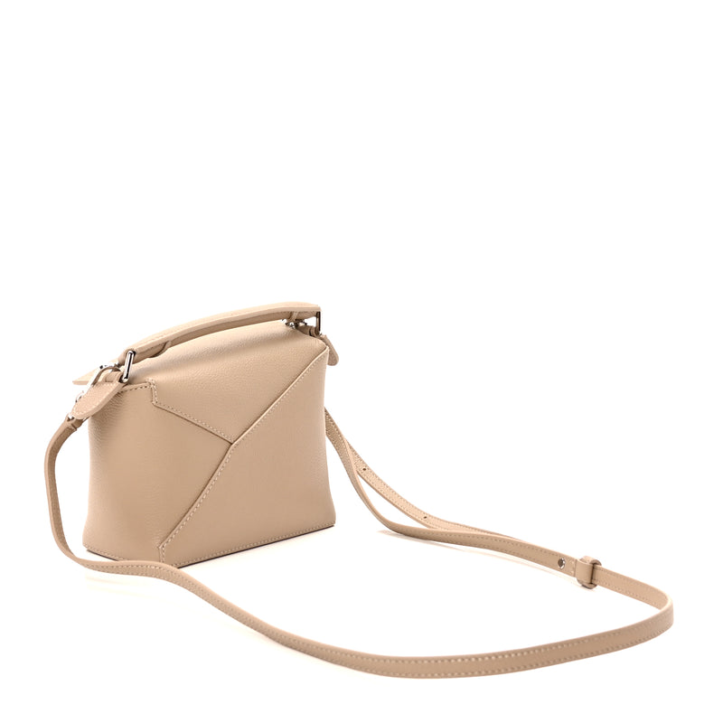  Loewe Calfskin Mini Puzzle Edge Bag Clay