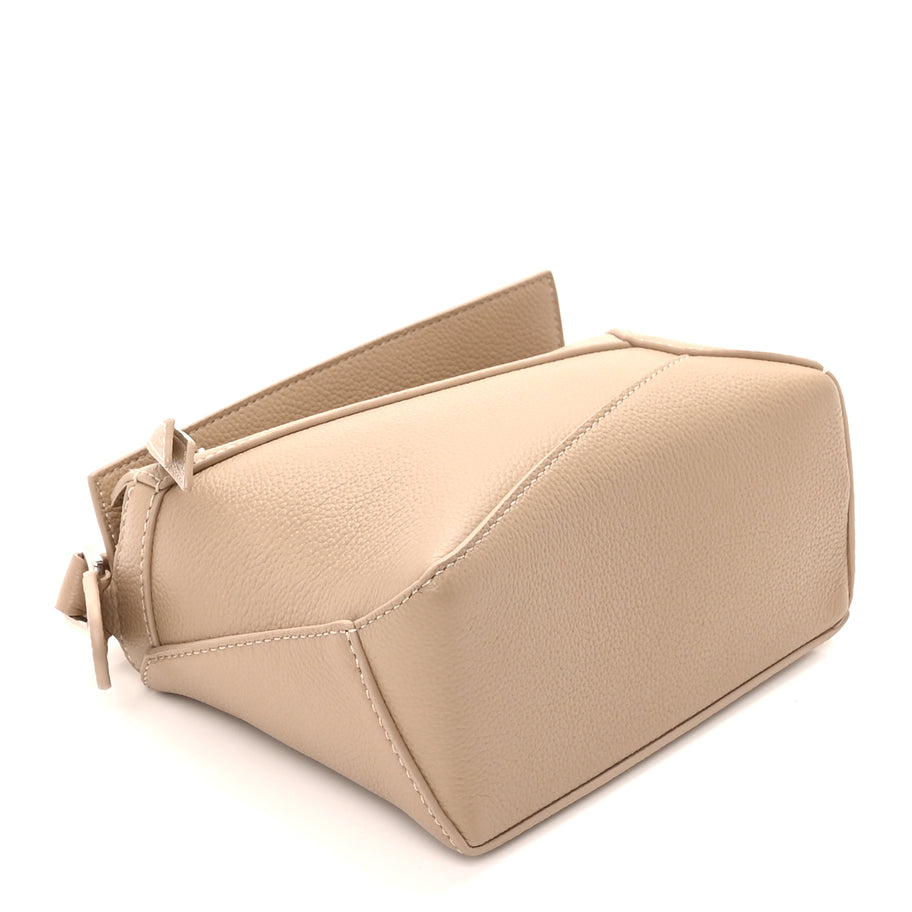 Loewe Calfskin Mini Puzzle Edge Bag Clay Image 3