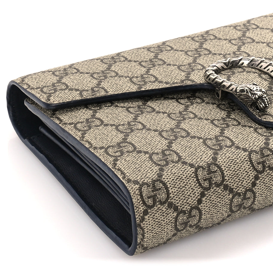 Gucci GG Supreme Monogram Mini Dionysus Chain Wallet Beige Taupe Image 7