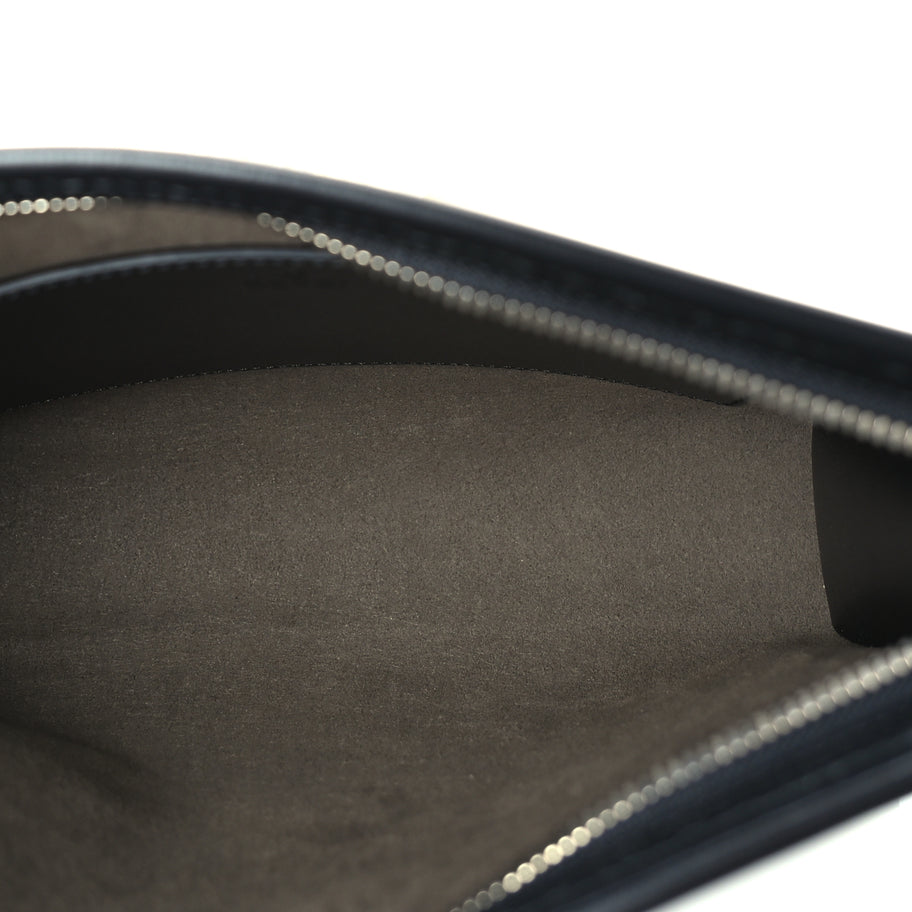 Gucci GG Supreme Monogram Azalea Calfskin Retro Interlocking G Beauty Case  Black Image 5