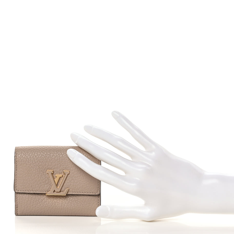 Louis Vuitton Taurillon Capucines XS Wallet Galet Image 2
