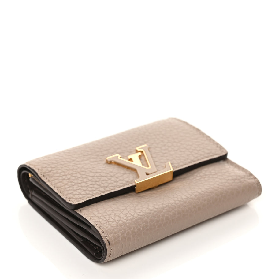 Louis Vuitton Taurillon Capucines XS Wallet Galet Image 4