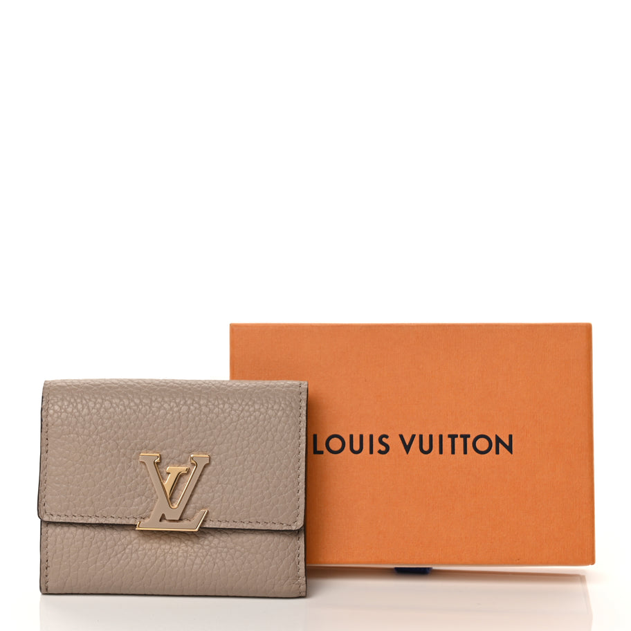 Louis Vuitton Taurillon Capucines XS Wallet Galet Image 8