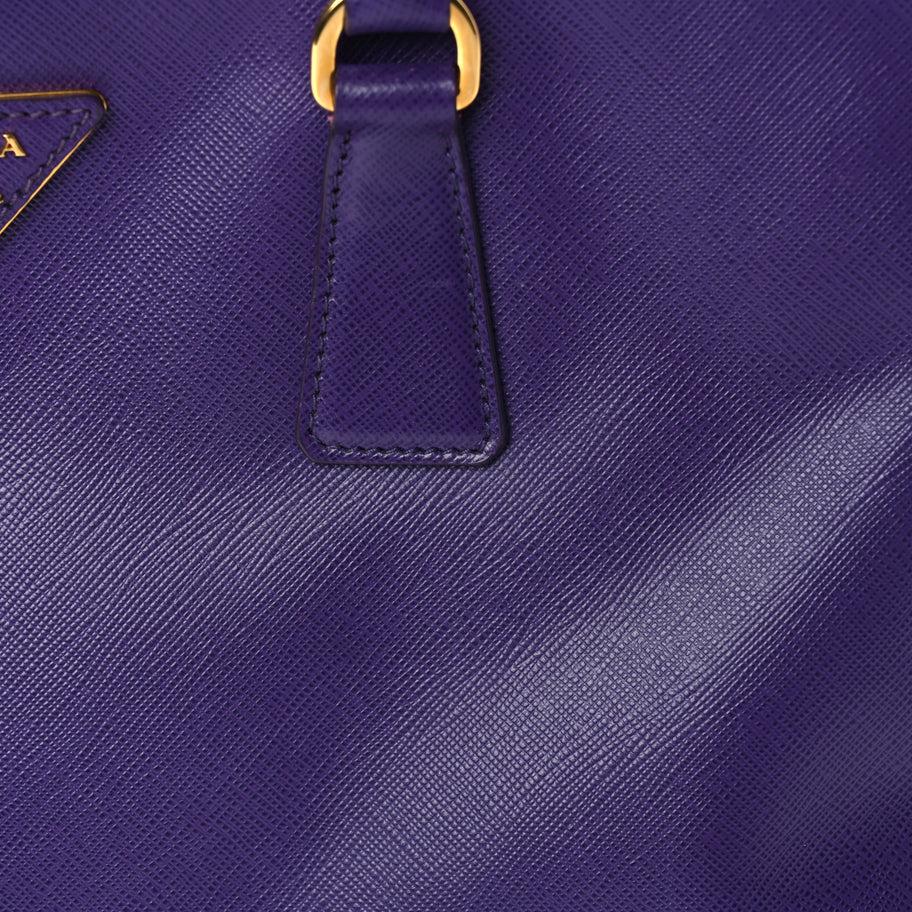 Prada Saffiano Medium Galleria Double Zip Tote Viola Image 6