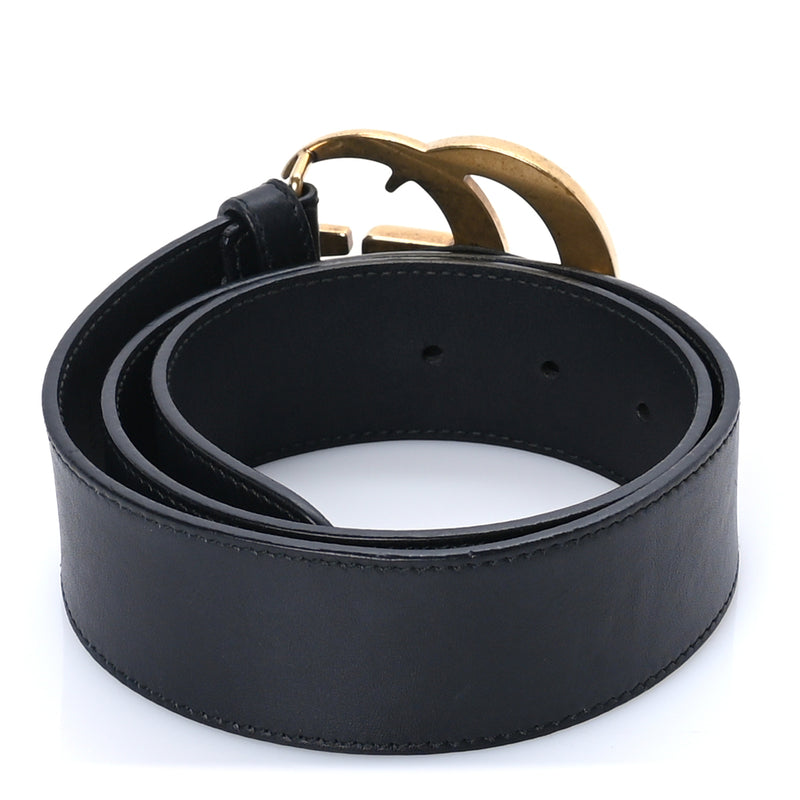  Gucci Calfskin Double G 40mm Belt 70 28  Black