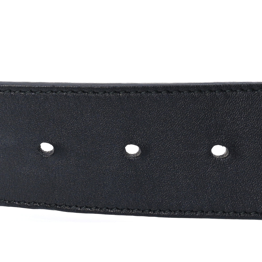 Gucci Calfskin Double G 40mm Belt 70 28  Black Image 3