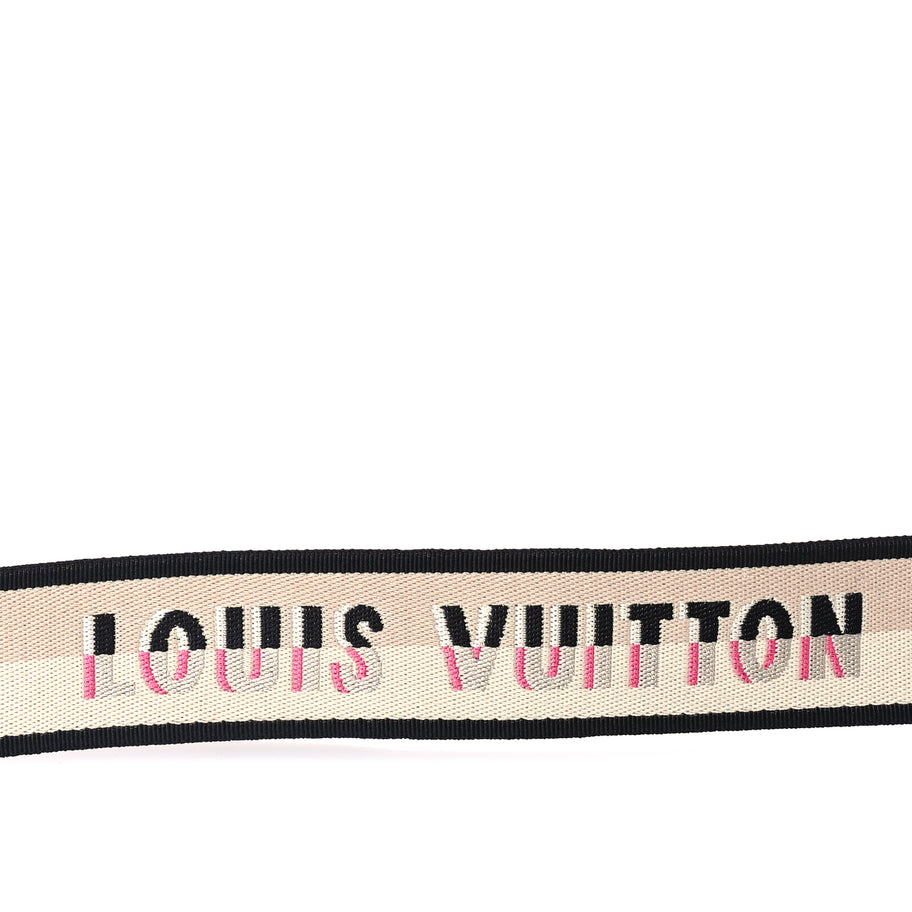 Louis Vuitton Jacquard Speedy Bandouliere 20 Shoulder Strap  Black Image 3