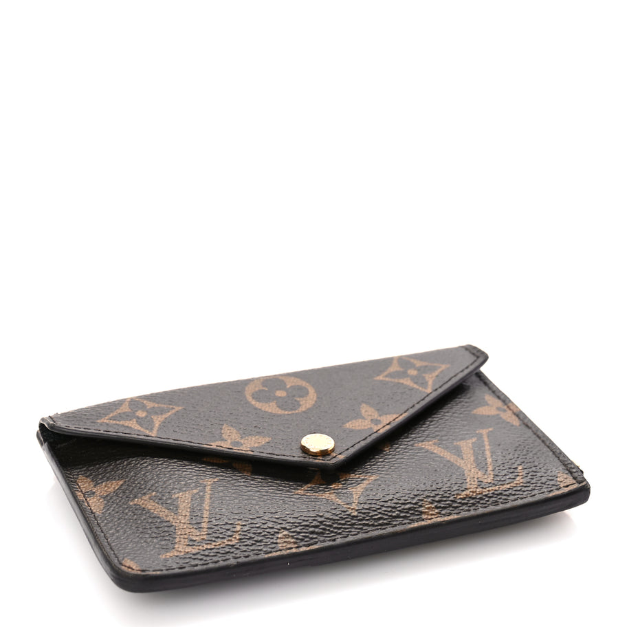 Louis Vuitton Monogram Recto Verso Card Holder Black Image 4