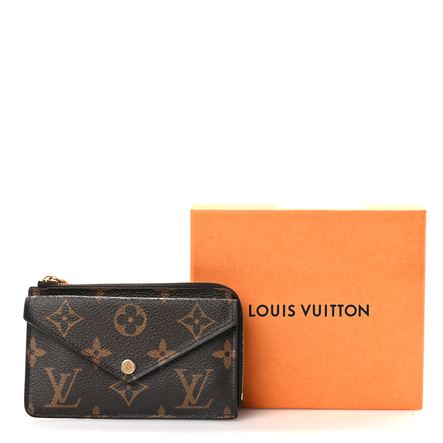 Louis Vuitton Monogram Recto Verso Card Holder Black Image 7