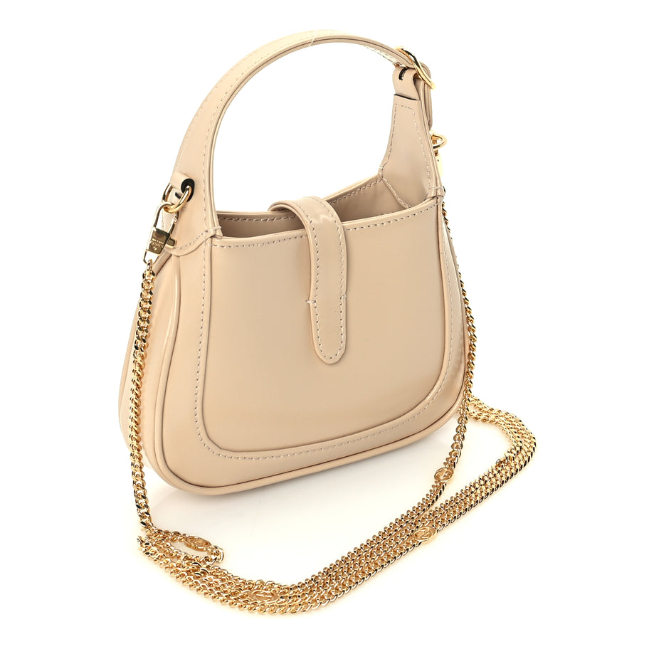 Gucci Boarded Dyana Lux Calfskin Nano Jackie 1961 Hobo Beige Image 2