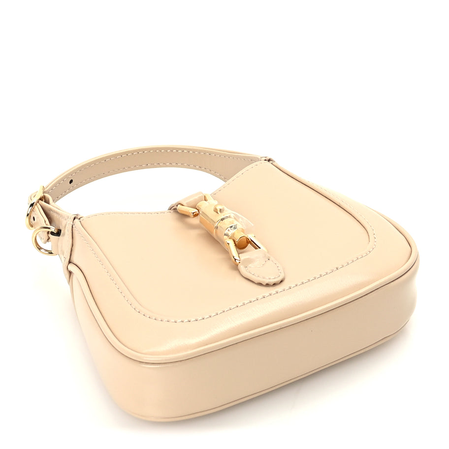 Gucci Boarded Dyana Lux Calfskin Nano Jackie 1961 Hobo Beige Image 3