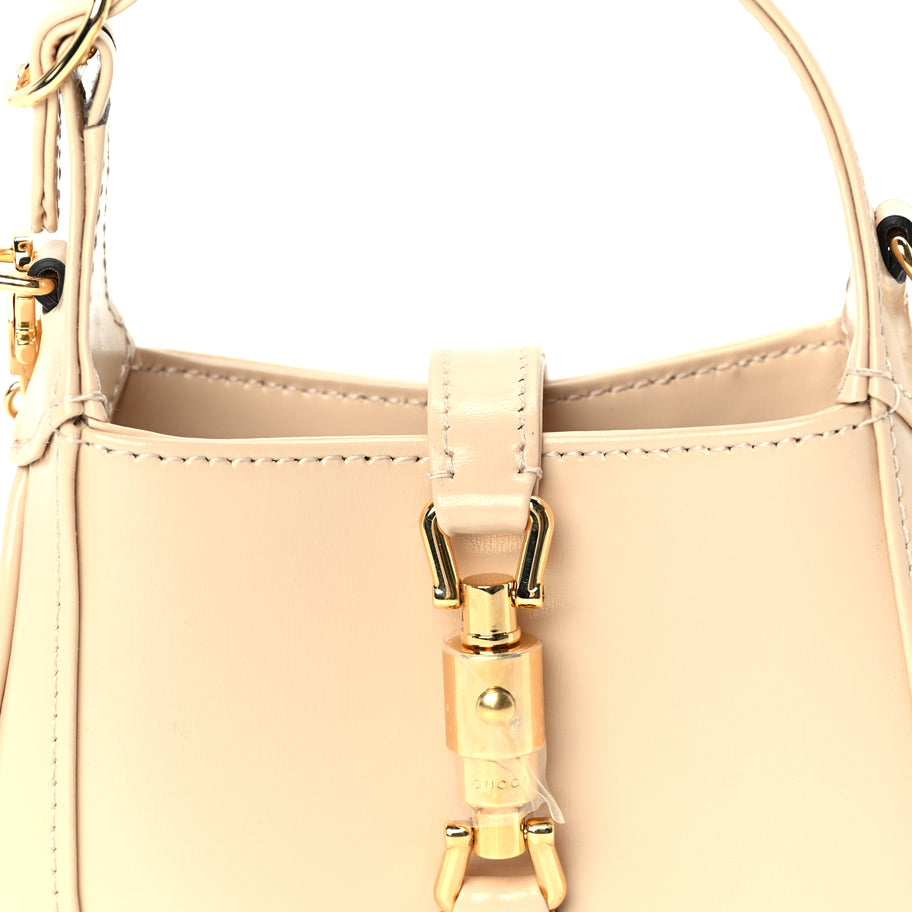 Gucci Boarded Dyana Lux Calfskin Nano Jackie 1961 Hobo Beige Image 6
