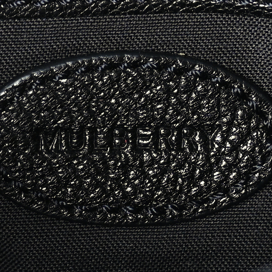 Mulberry Grainy Print Bayswater Clutch Wallet  Black Image 5