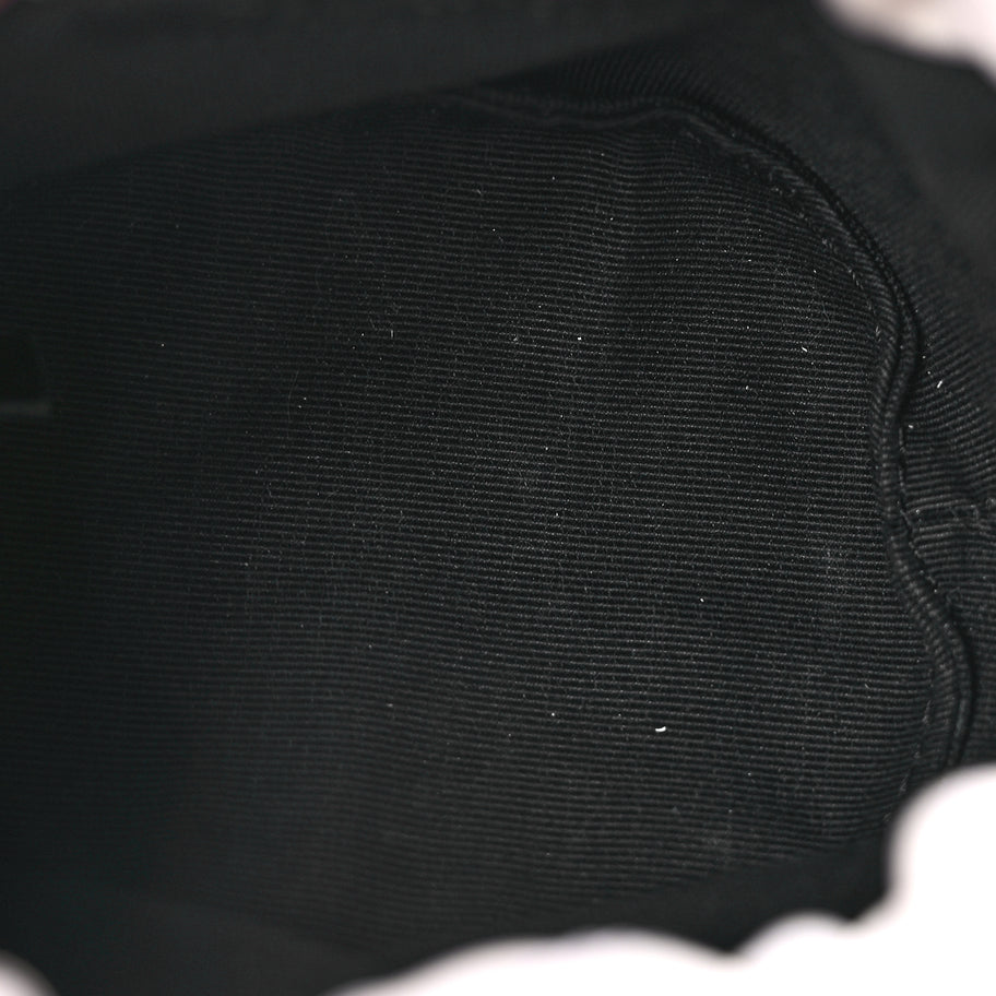 Chanel Calfskin Quilted Pearl Mini About Pearls Drawstring Bucket Bag White Image 4