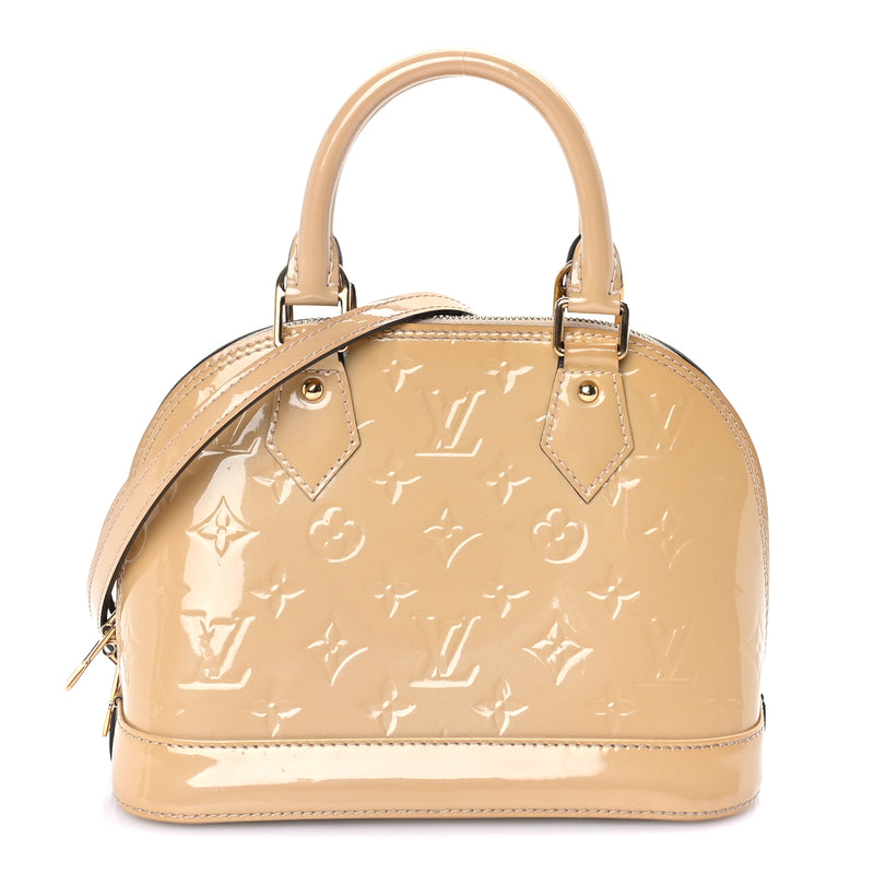  Louis Vuitton Vernis Alma BB Dune