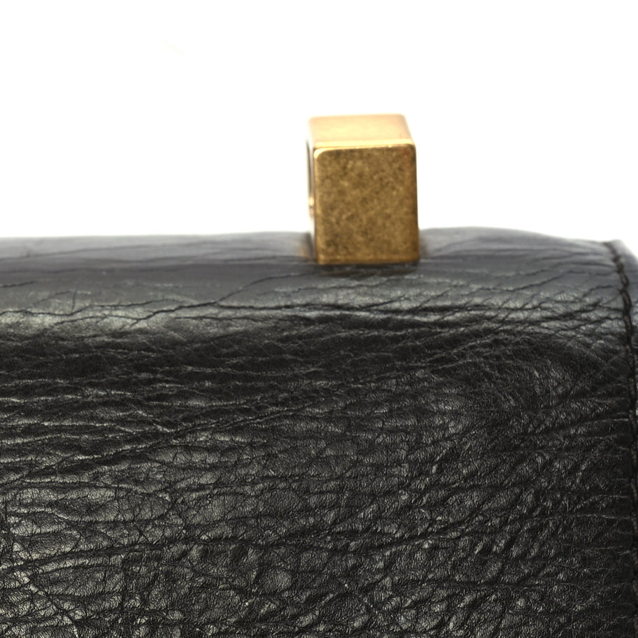 Bottega Veneta Spazzolato Calfskin Mini Classic BV Bag  Brown Image 6