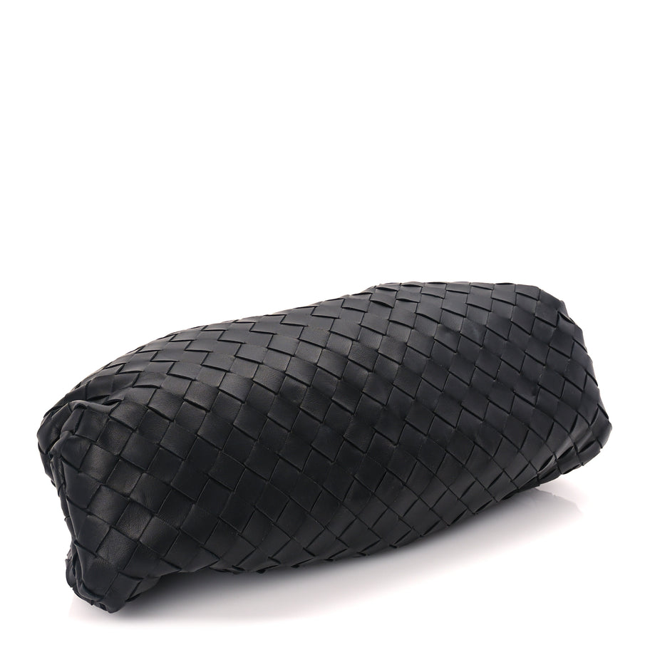 Bottega Veneta Nappa Maxi Intreccio The Pouch Oversized Clutch  Black Image 3