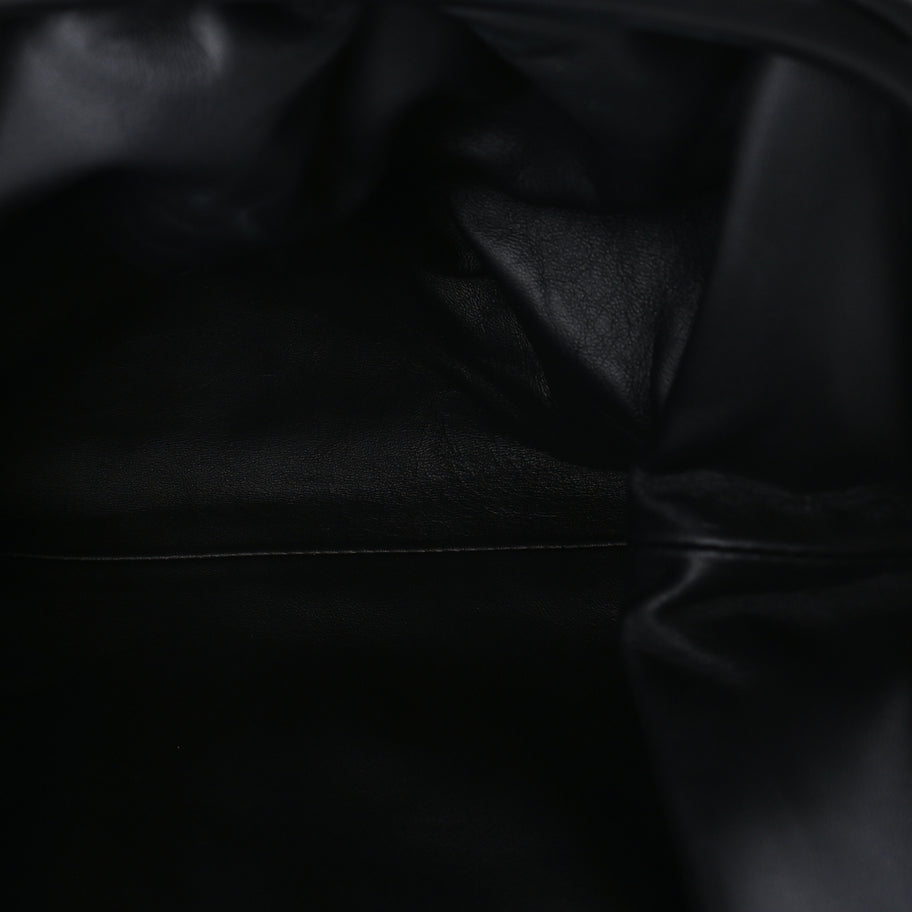 Bottega Veneta Nappa Maxi Intreccio The Pouch Oversized Clutch  Black Image 4