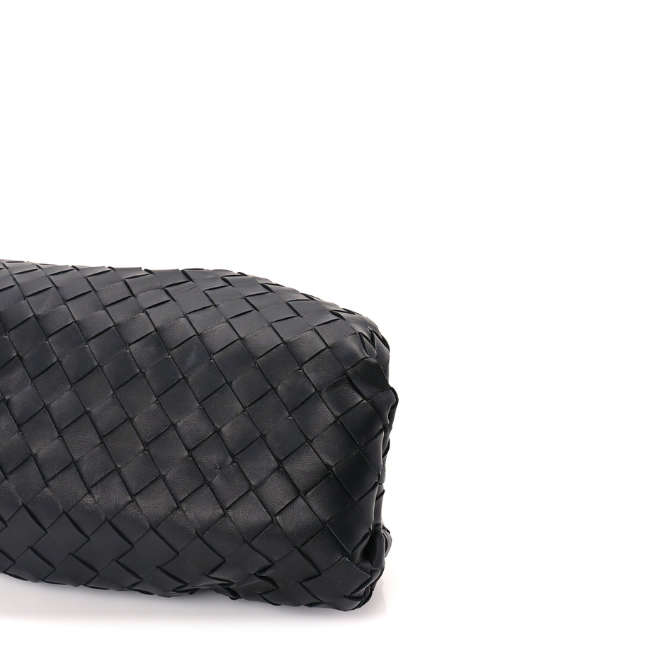 Bottega Veneta Nappa Maxi Intreccio The Pouch Oversized Clutch  Black Image 8