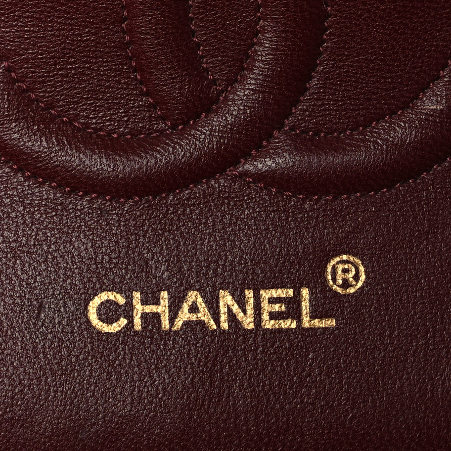 Chanel Lambskin Quilted Medium Double Flap Black Image 5