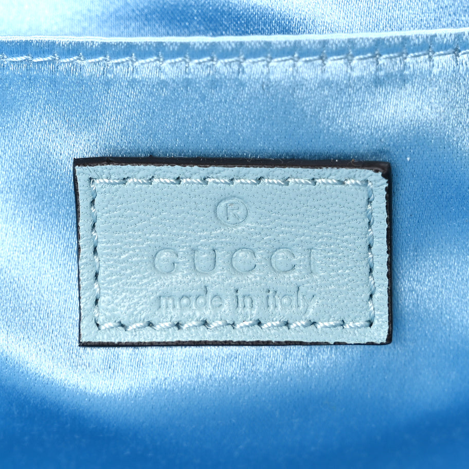 Gucci Nappa Vertical Matelasse Medium Maxi Horsebit Chain Shoulder Bag Crystal Snow Image 6