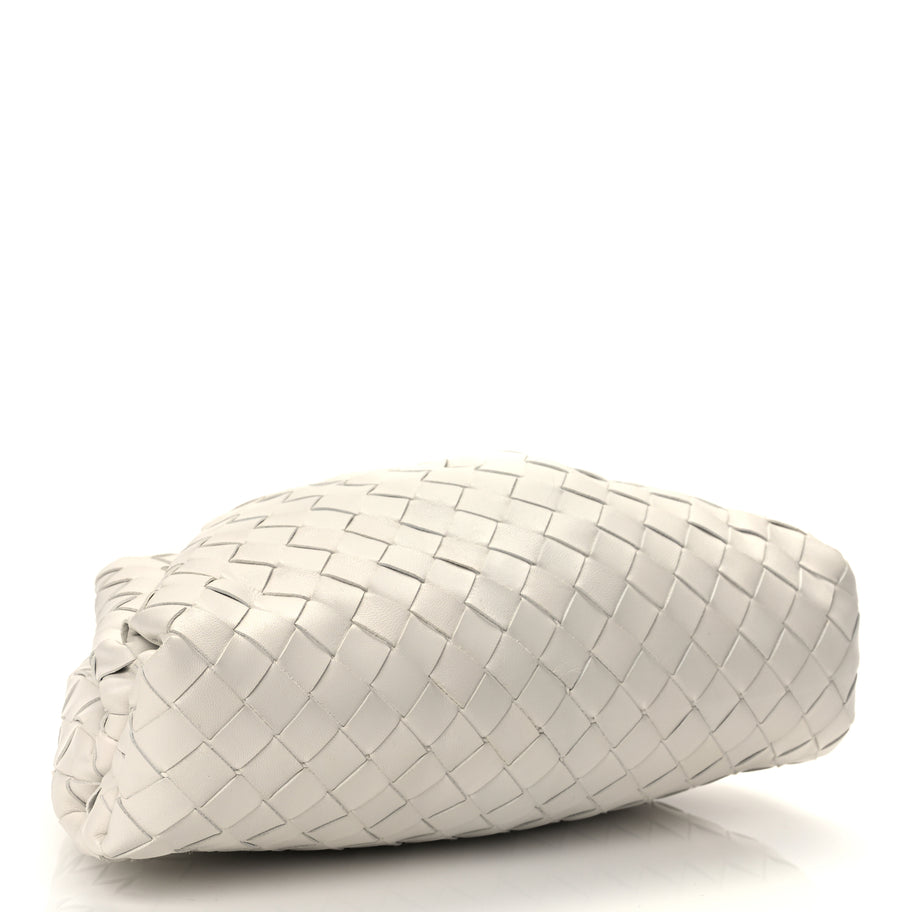 Bottega Veneta Nappa Maxi Intrecciato The Pouch Oversized Clutch Plaster Plaster Image 4