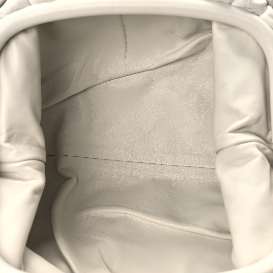 Bottega Veneta Nappa Maxi Intrecciato The Pouch Oversized Clutch Plaster Plaster Image 5