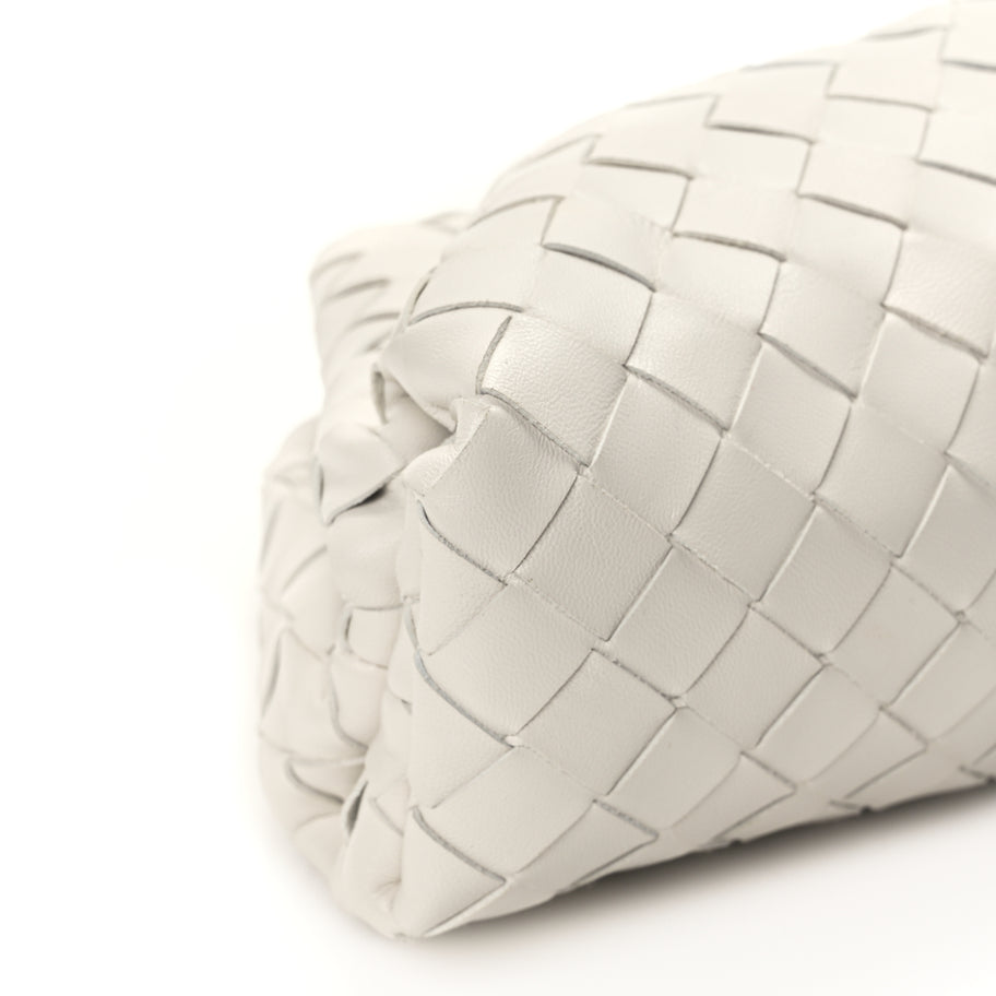 Bottega Veneta Nappa Maxi Intrecciato The Pouch Oversized Clutch Plaster Plaster Image 9