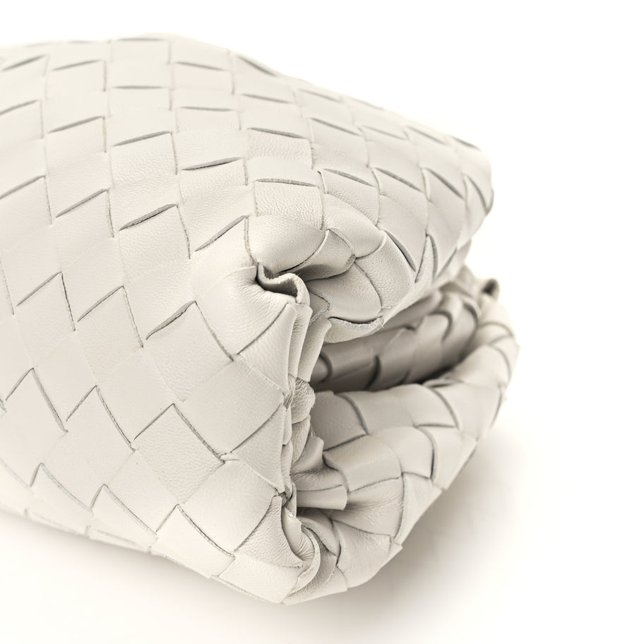 Bottega Veneta Nappa Maxi Intrecciato The Pouch Oversized Clutch Plaster Plaster Image 10