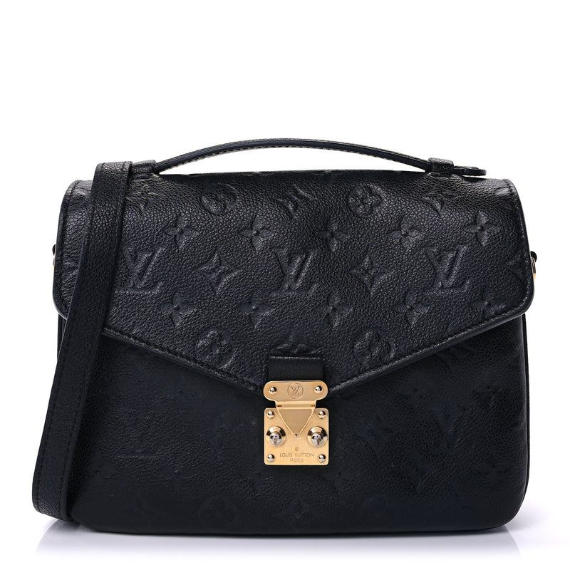  Louis Vuitton Empreinte Pochette Metis Black