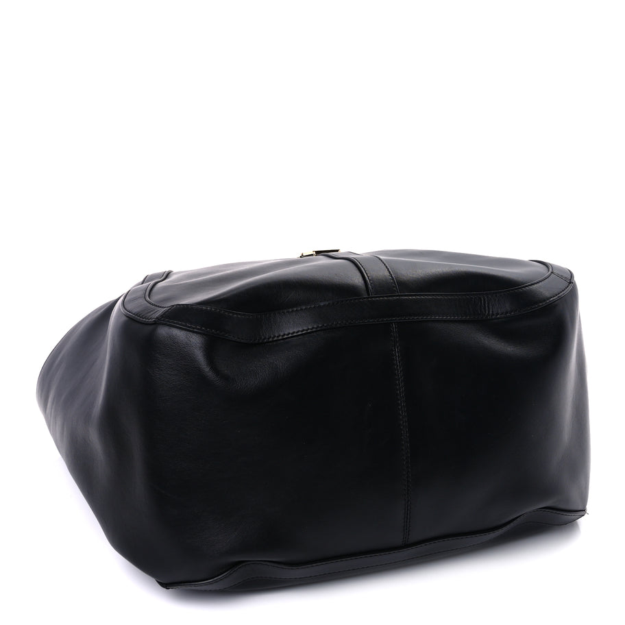 Versace Calfskin Greca Goddess Tote Bag Black Image 3