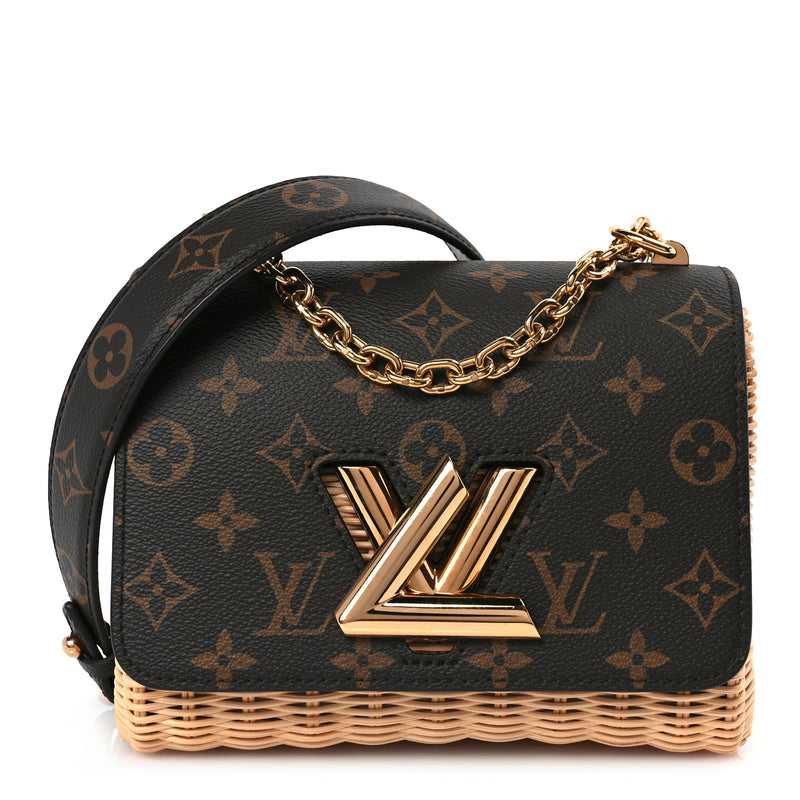  Louis Vuitton Monogram Wicker Twist Shoulder Bag PM