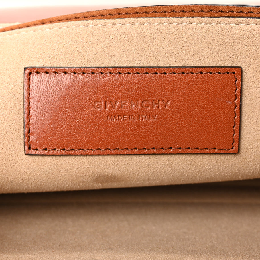 Givenchy Goatskin Suede Medium GV3 Shoulder Bag  Chestnut Image 5