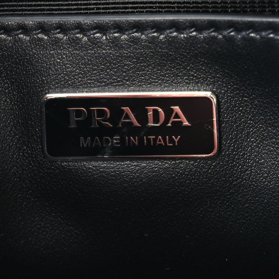 Prada Saffiano Shoulder Bag Black Image 5