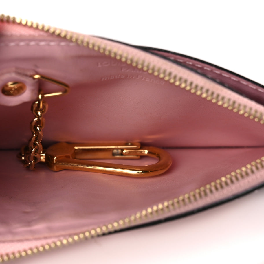 Louis Vuitton Patent Miroir Venice Key Pouch  Rose Ballerine Image 5