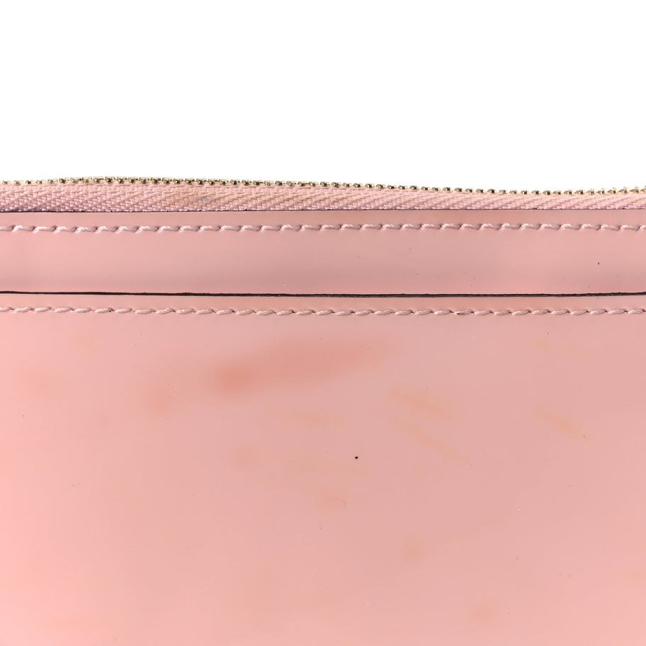 Louis Vuitton Patent Miroir Venice Key Pouch  Rose Ballerine Image 7