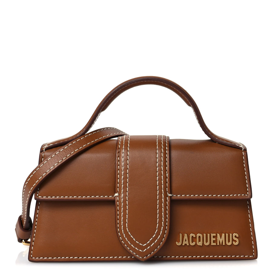 Jacquemus Smooth Calfskin Le Bambino Light Brown Image 1