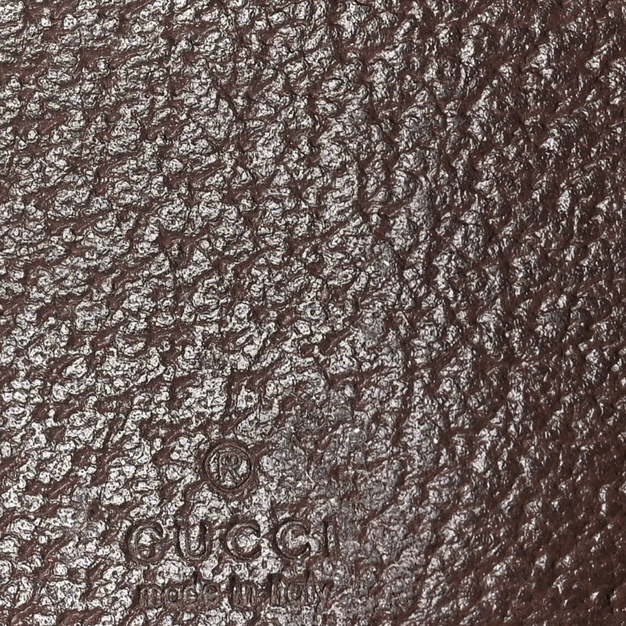 Gucci Monogram Jumbo GG Textured Dollar Calfskin Web Mini Ophidia Half Moon Hobo Camel Ebony New Acero Image 5