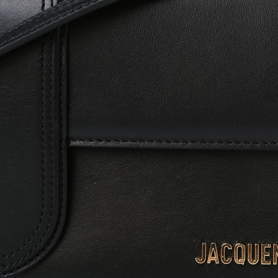 Jacquemus Smooth Calfskin Le Grand Bambino Long Black Image 6