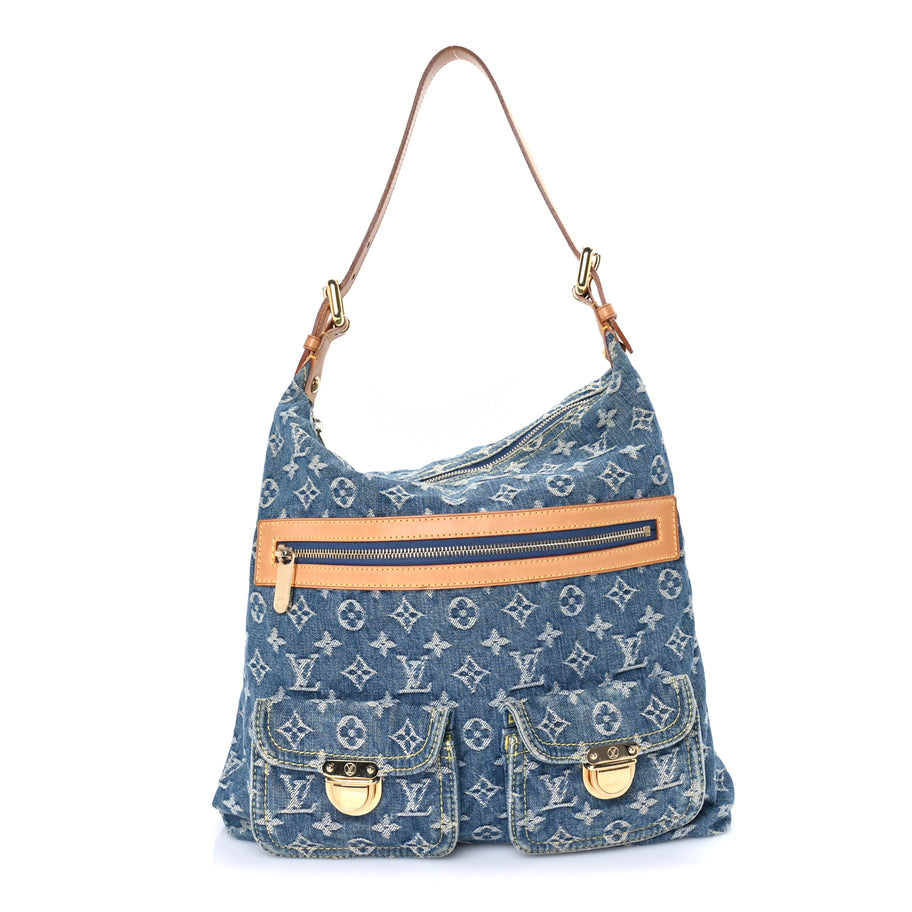 Louis Vuitton Denim Baggy GM  Blue Image 1