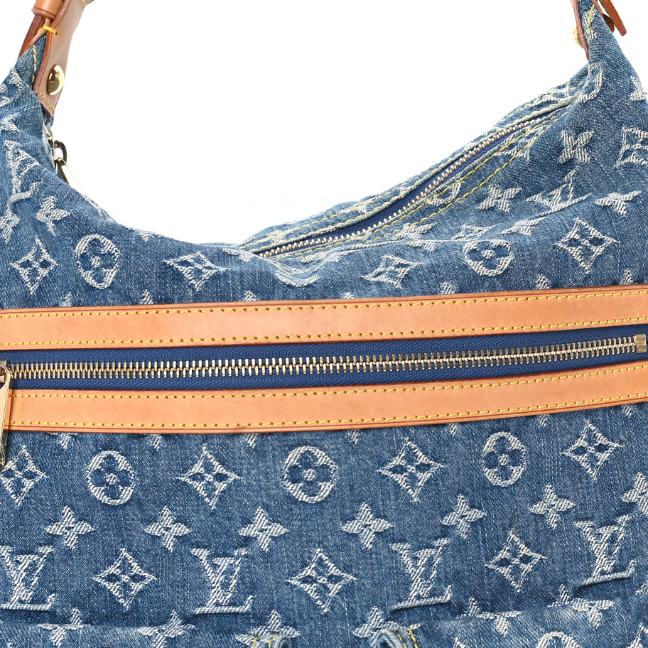 Louis Vuitton Denim Baggy GM  Blue Image 6