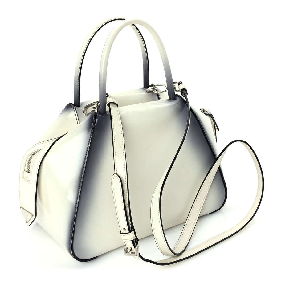 Prada Spazzolato Small Supernova Handbag White Sfumato Image 2