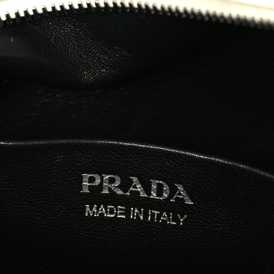 Prada Spazzolato Small Supernova Handbag White Sfumato Image 5